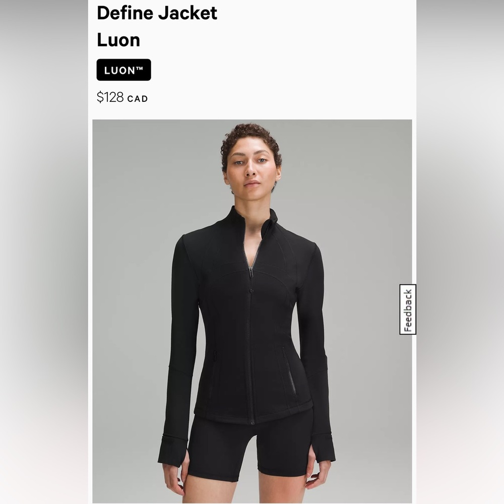 Lulu Define Jacket, black 🖤